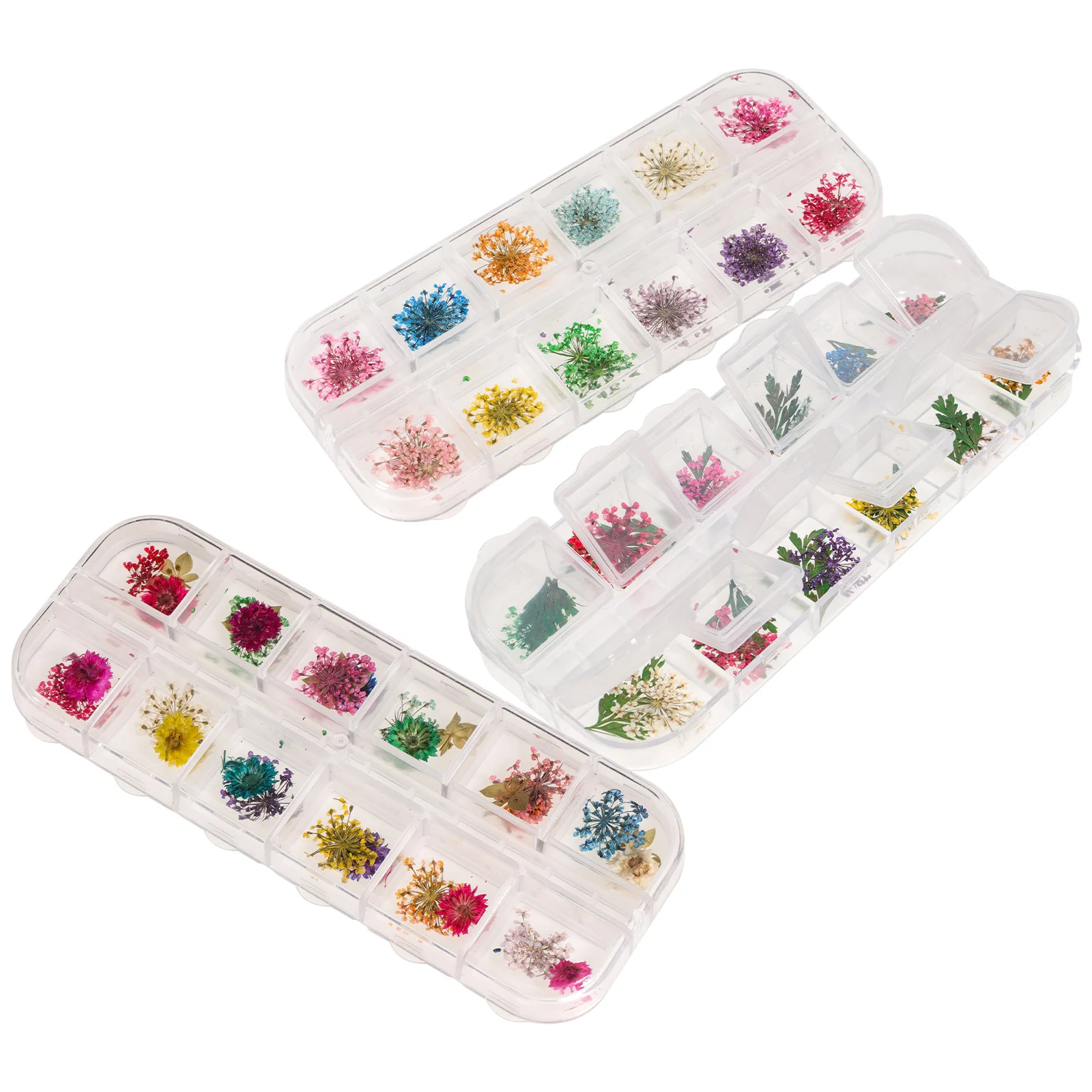 

3pcs Dried Flower Epoxy Resin DIY Craft Natural Preserved Flowers for Nail Art Scrapbook Photo Album Jewelry Making