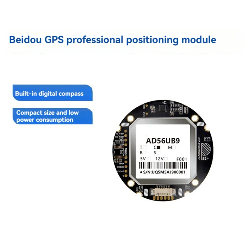 -MEOF AD56UB9 GPS-module voor Beidou + GPS Viermodus positioneringsmodule Ingebouwd elektronisch kompas voor FPV Flight Control