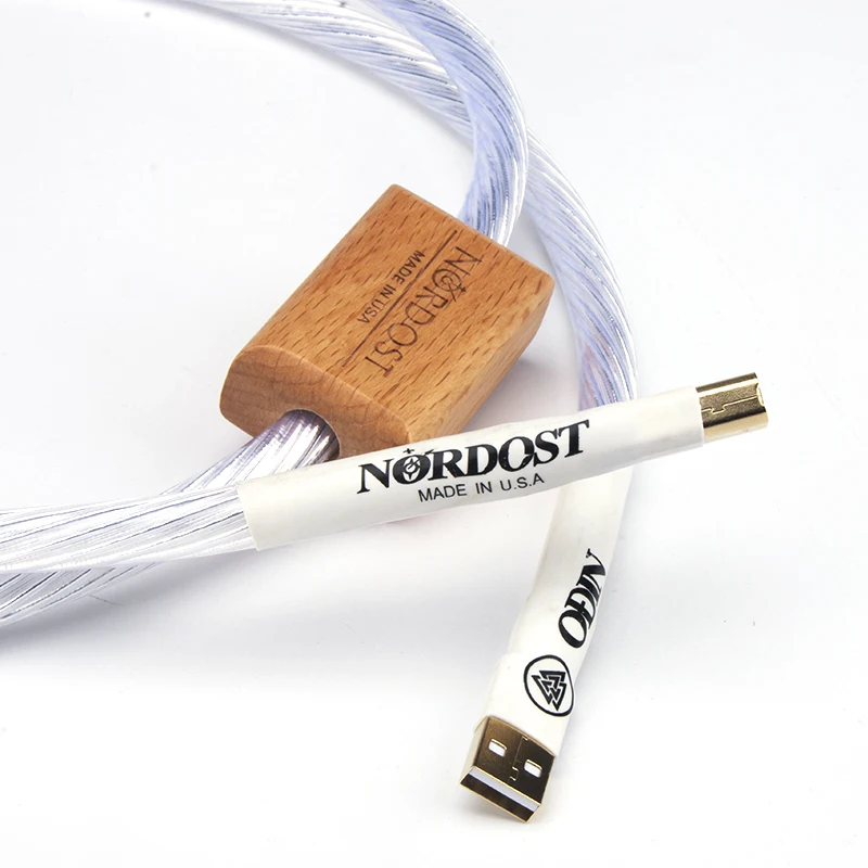 Hoge Kwaliteit Decoder Dac Datakabel Usb Geluidskaart Kabel A-B Schild Hifi Usb-Kabel