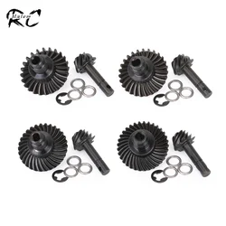 8T 24T/27T/30T/33T AR44 Locker Bevel Gears Overdrive for 1/10 RC Rock Crawler Axial SCX10 II Axle Fimonda Portal Spare Parts