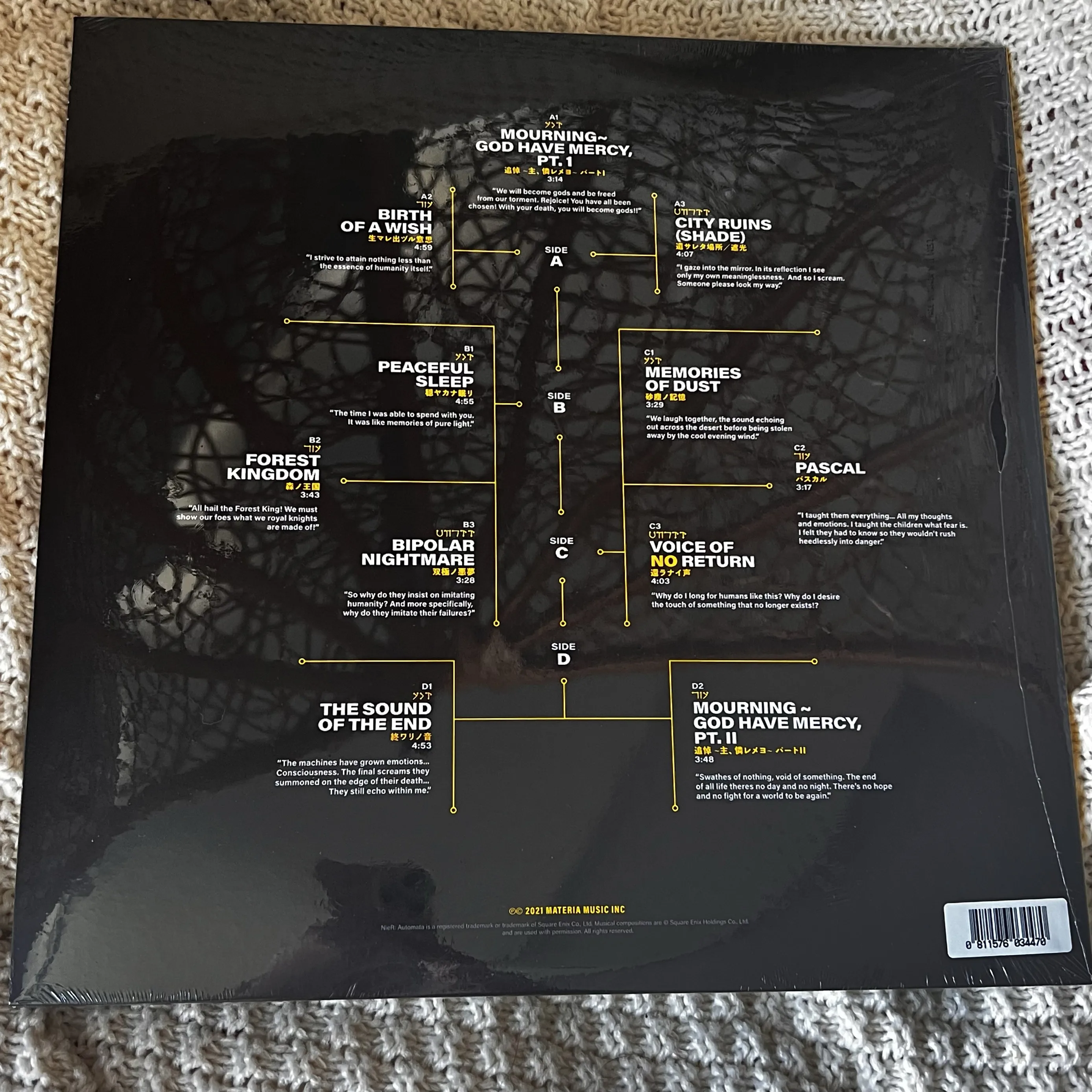 NieR:Automata “Become As Gods” 2LP Vinyl - ROZEN+REVEN Colored Edition (Official Game Soundtrack)