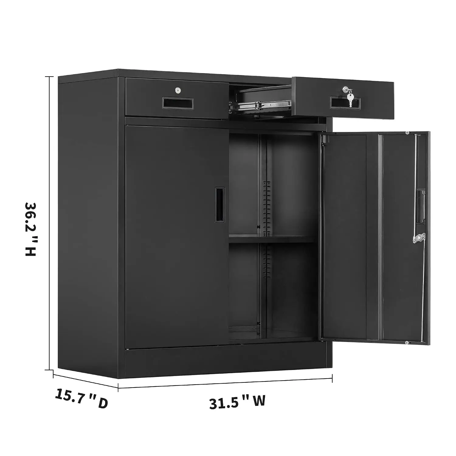 Metal Storage Cabinet, 36