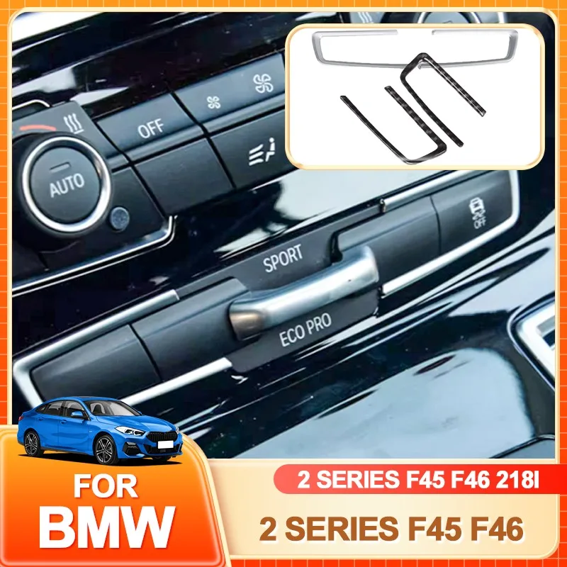 Горячая ABS автомобильная кнопка центрального управления, рамка, декоративные полоски, накладка для BMW 2 серии Active Tourer F45 F46 21, подстаканники