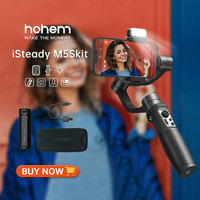 Hohem iSteady Mobile Plus 2024 3-Axis Handheld Gimbal Stabilizer for Smartphone with Fill Light for iPhone Android Face Tracking