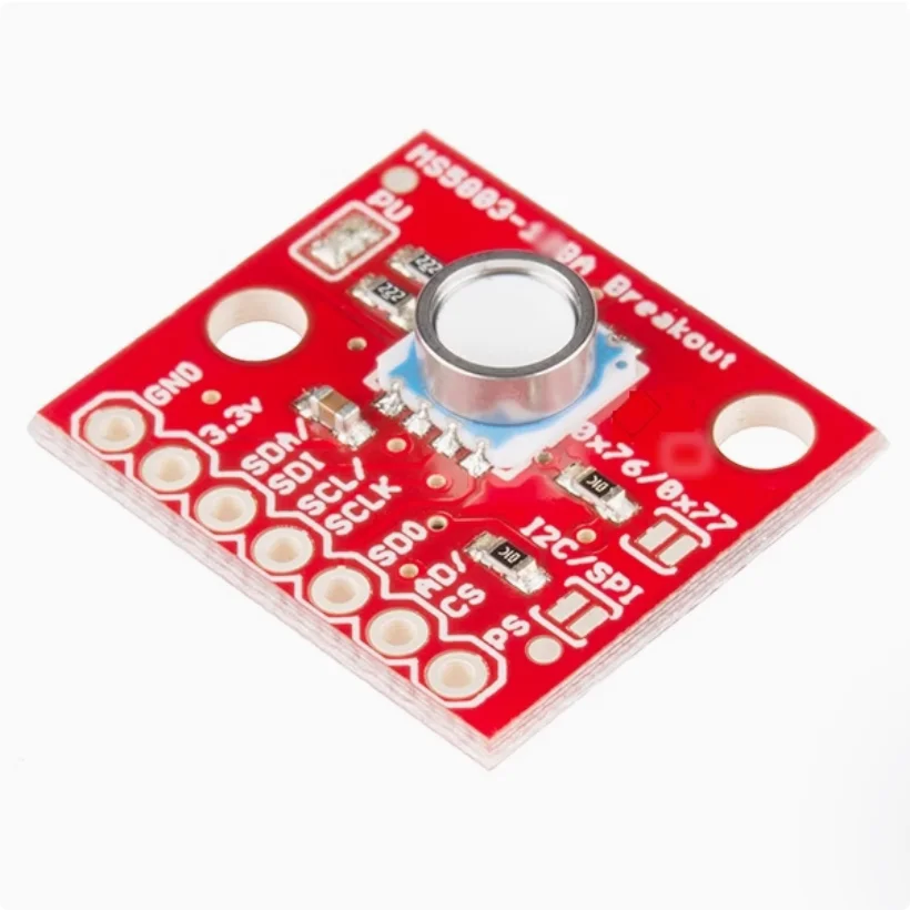 MS5803-14BA High-Precision Fluid Liquid Gas Pressure Height Sensor Module Waterproof Red