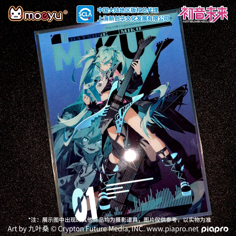 Moeyu Vocaloid Hatsune Miku Passionate Rave Acryl Malerei Pad Farbe Poster Board Anime Figur Pad