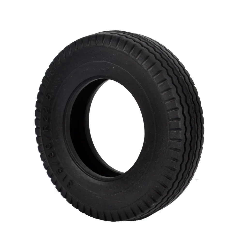 RC 1/14 Rubber Trailer Car Tires for 1:14 Tamiya Tractor Truck RC Climbing Trailer Car 1PCS