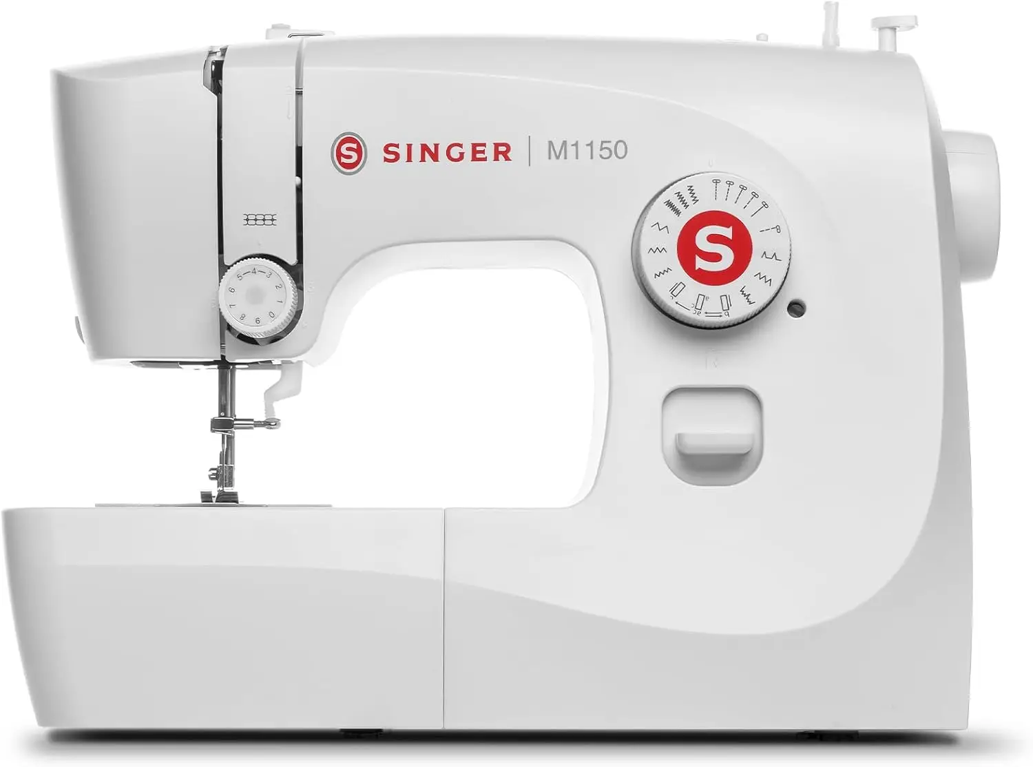 M1150 Lightweight & Portable Sewing Machine With 45Stitch Applications LED Light & 1-step Buttonhole Used for Mending and Sewing