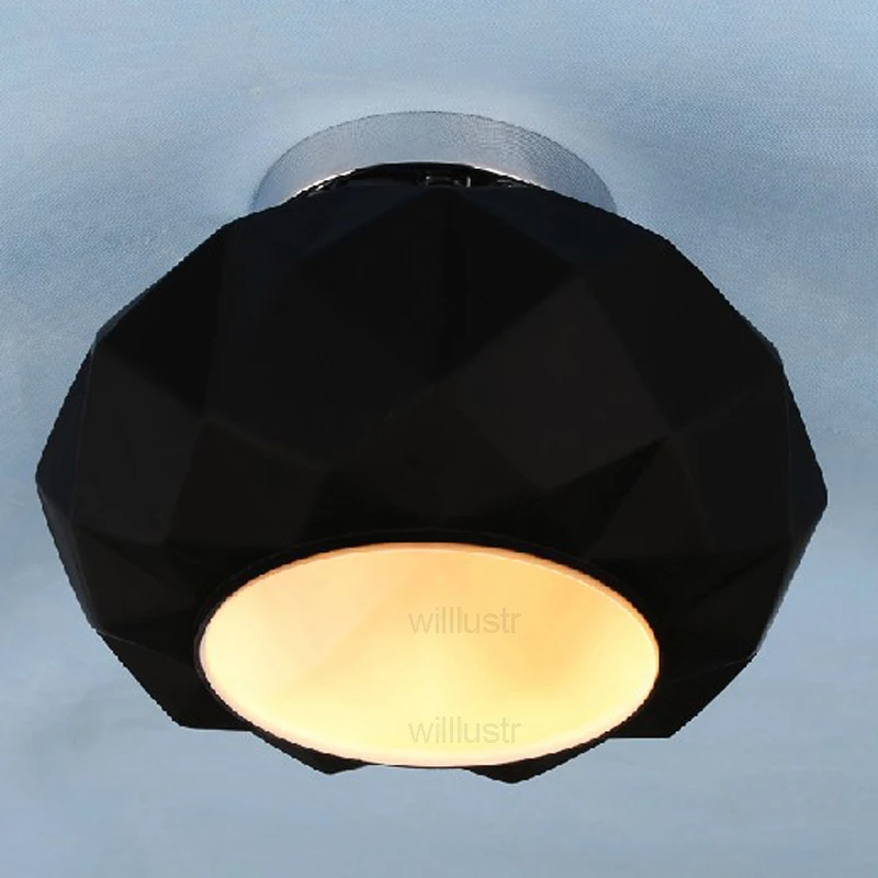 white black glass diamond ceiling lamp Murano due Muranodue replica leucos deluxe dinning room lighting hotel light