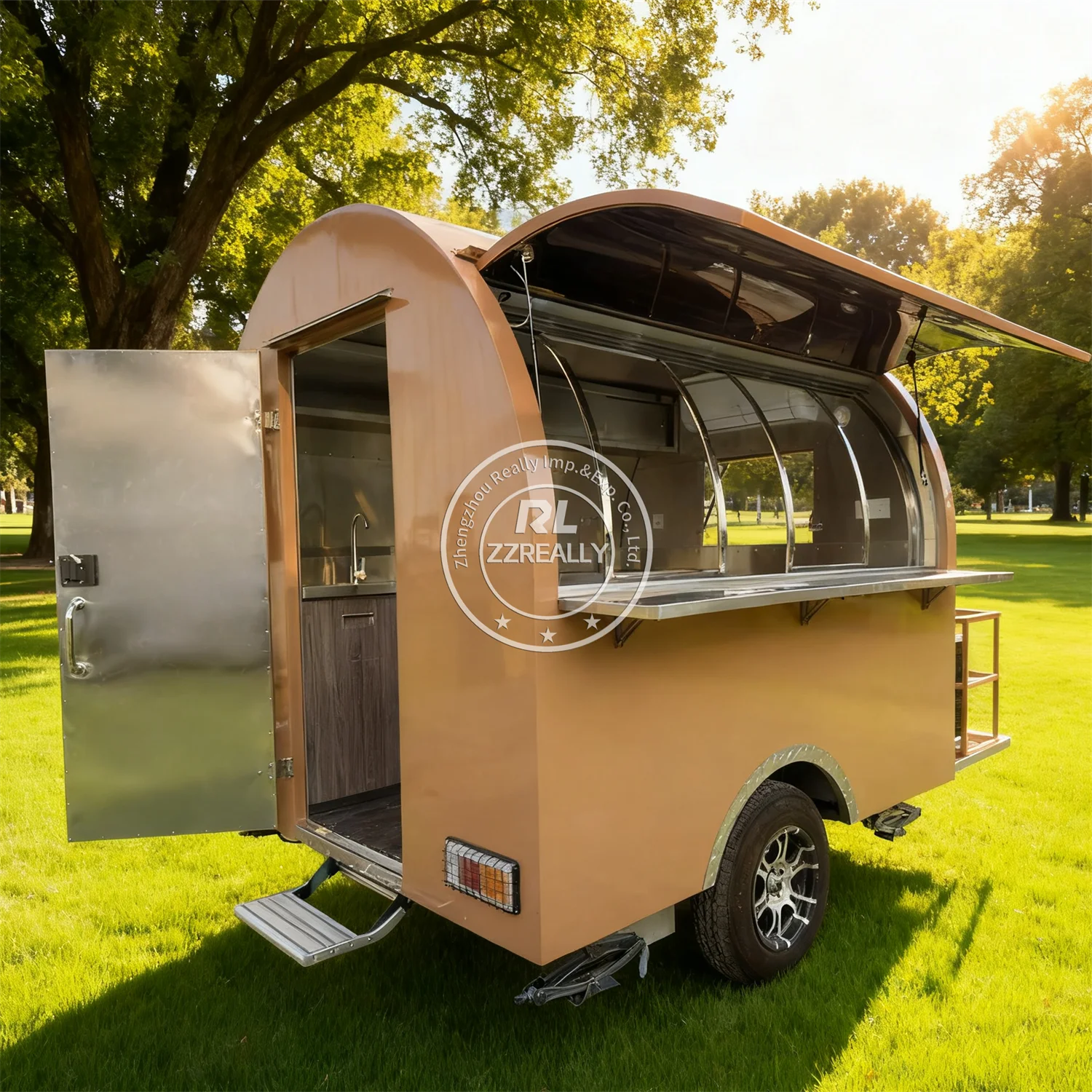 

Mobile Food Truck Fully Equipped Coffee Trailer Snack Hot Dog Truck Mobile Kitchen Concession Fast Food Cart For Sale USA