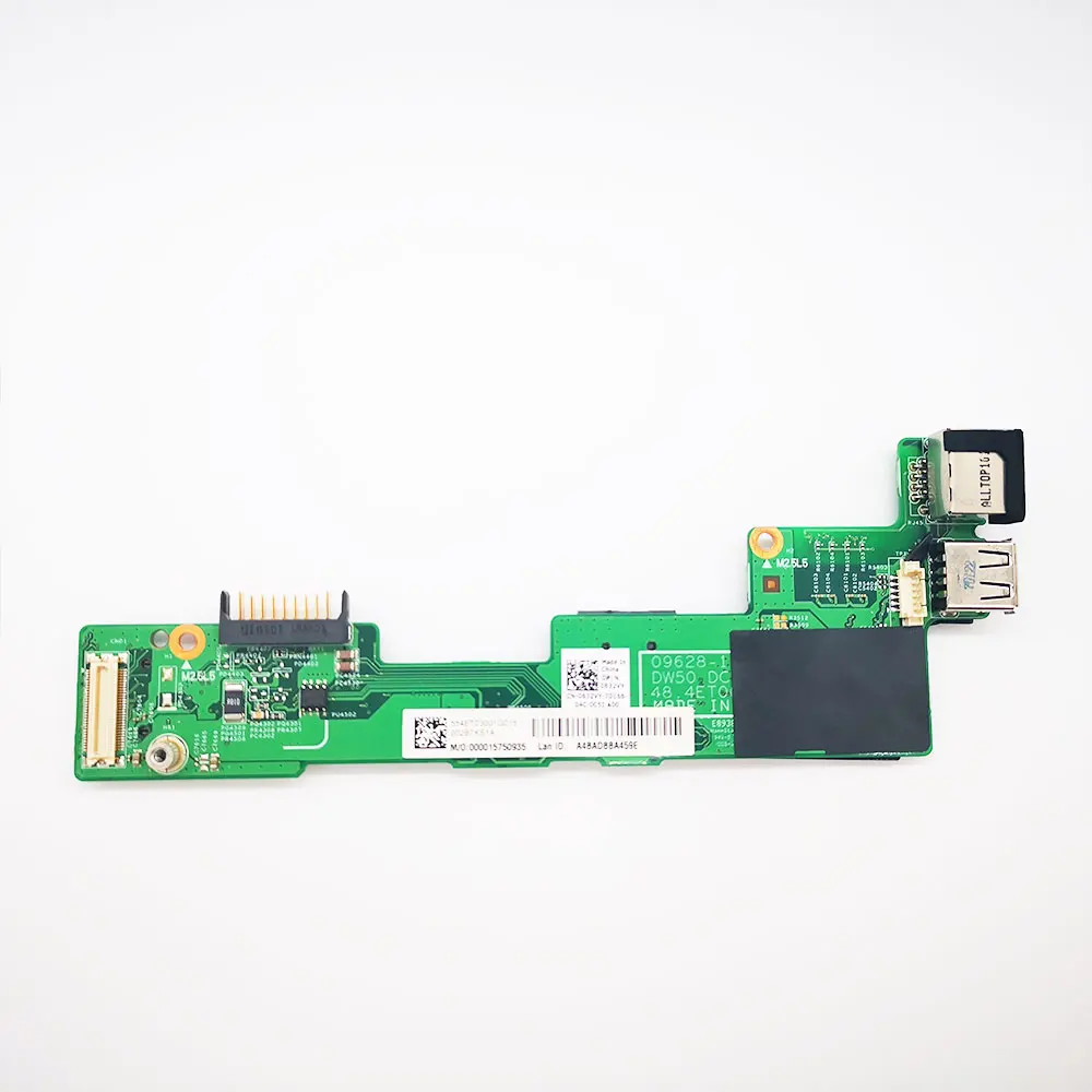 Para Dell Vostro V3500 3500 laptop USB Ethernet cargador tarjeta de red RJ45 batería de carga Jack board 0632VY 09628-1 48. 4et06.011