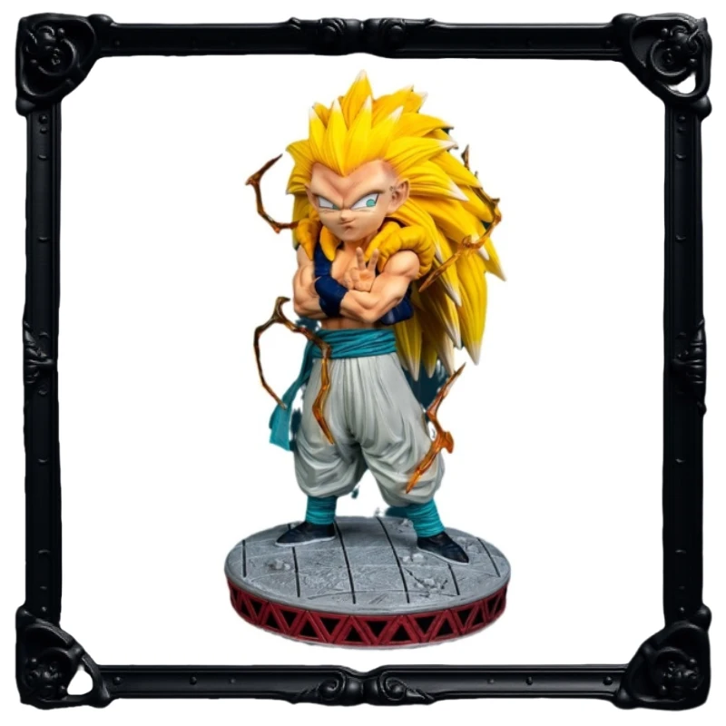 Dragon Ball Gotenks Super Saiyan 3, фигурка Ssj3 Fusion Ghost Kamikaze Gk, статуя аниме, ПВХ, Коллекционное украшение для рабочего стола, подарок