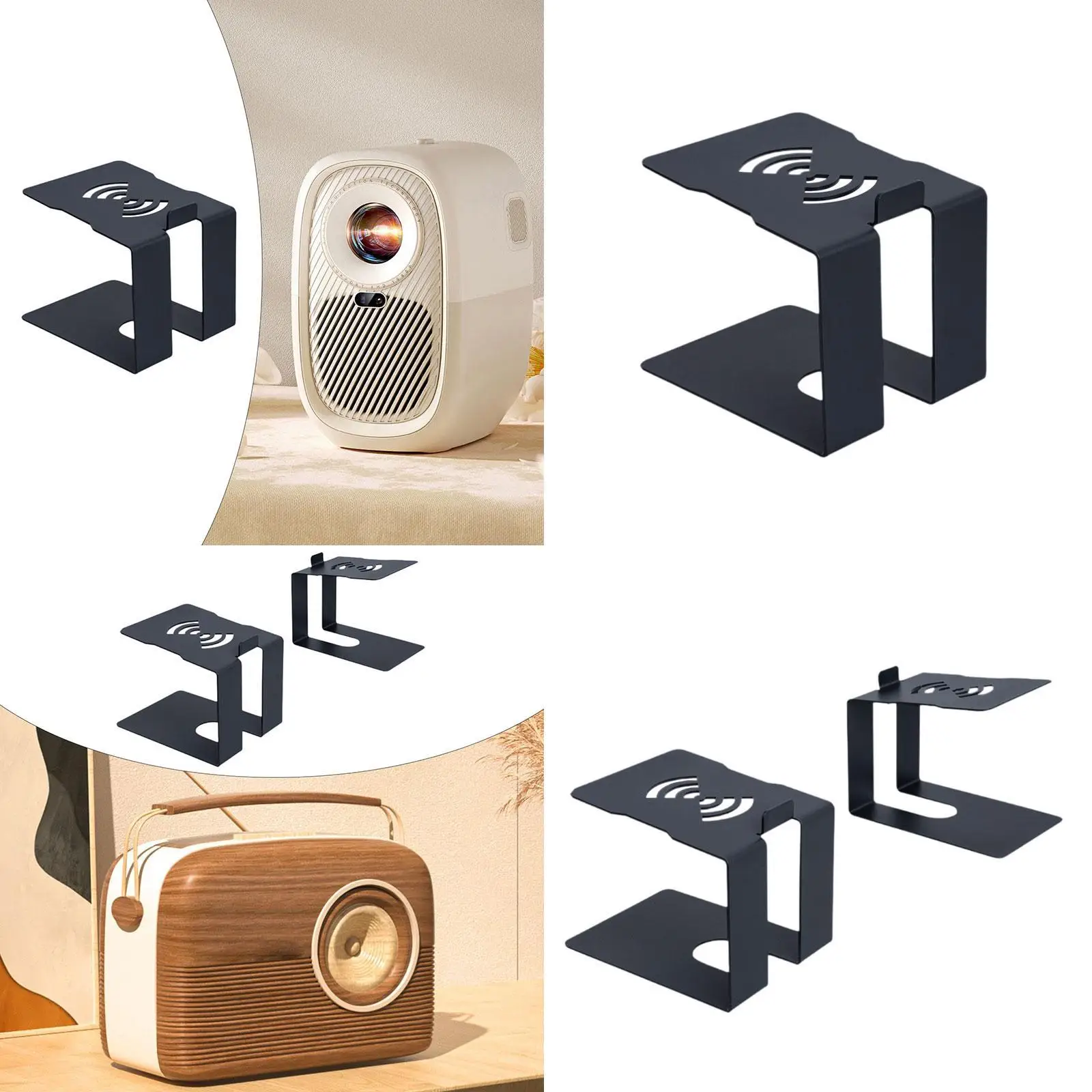 Настольная подставка для динамика, кронштейн для компьютерного динамика, держатель, поддержка веса 5 кг, железная стойка для динамика C-образной формы для стола, многоцелевой