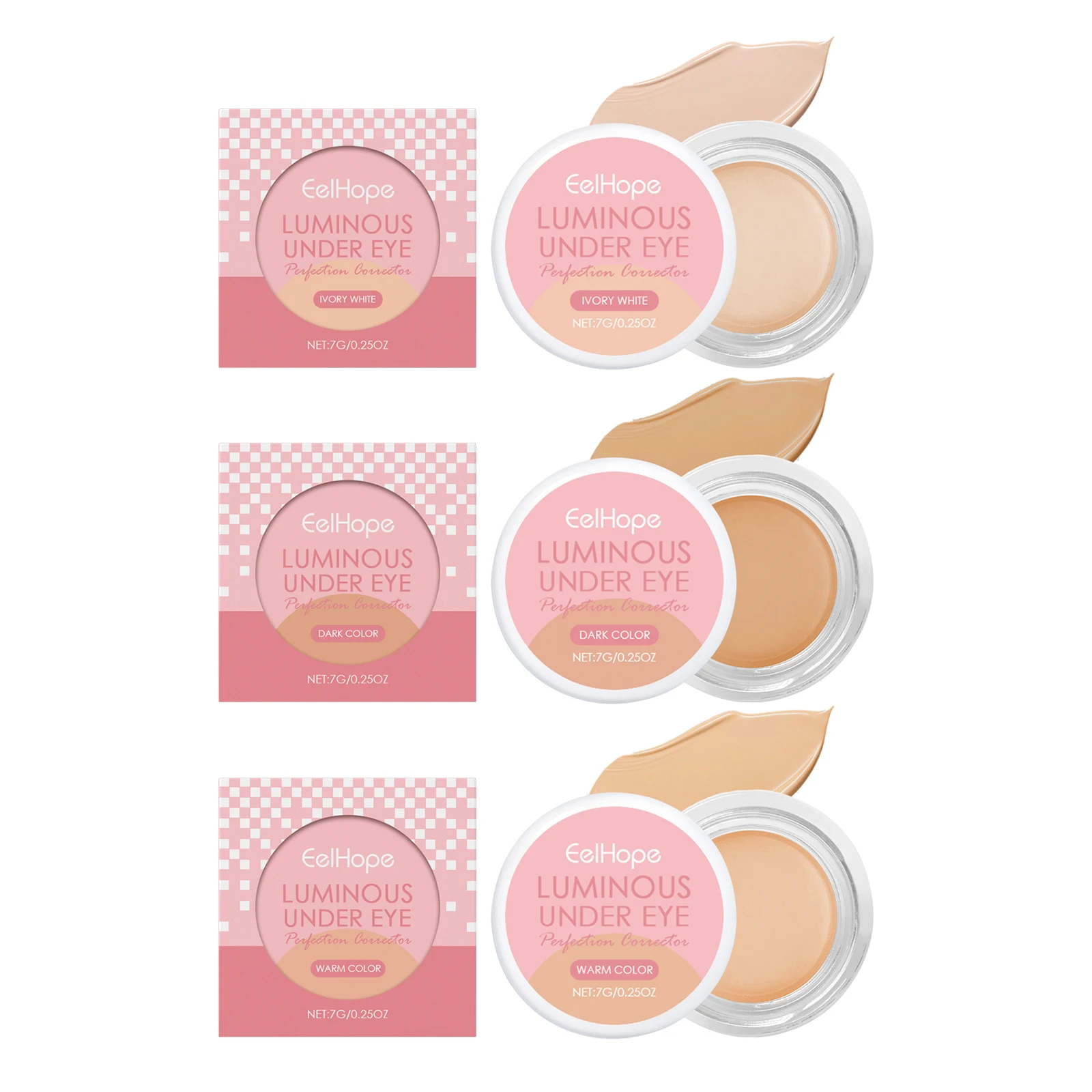 Concealer Waterproof Concealer met volledige dekking voor littekens Natuurlijke afwerking Foundation Langdurige concealer Bedekkende crème Cosmetica