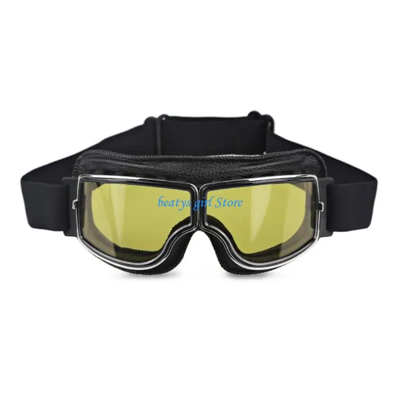 C7AB Clear Veiw Motorcycle Eyewears Impact Resistant Goggles Flexible Frame For Safe Riding In Various Weather Conditions