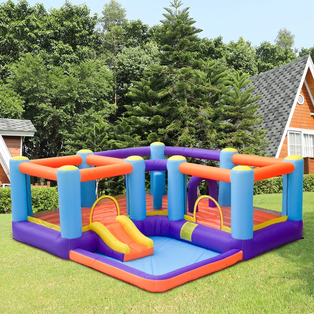 factory odm oem playground large inflatable jumping castle obstacle course house discount commercial bounce houses for sale