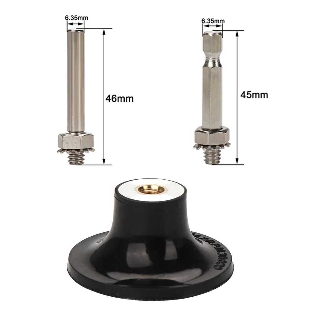 62 szt. 50mm zestaw krążków szybkiej wymiany typu R 2 "krążki szlifierskie z tlenkiem cyrkonu z uchwytem 1/4" do szlifierki matrycowej polerowanie metalu w meblach — zdjęcie 4
