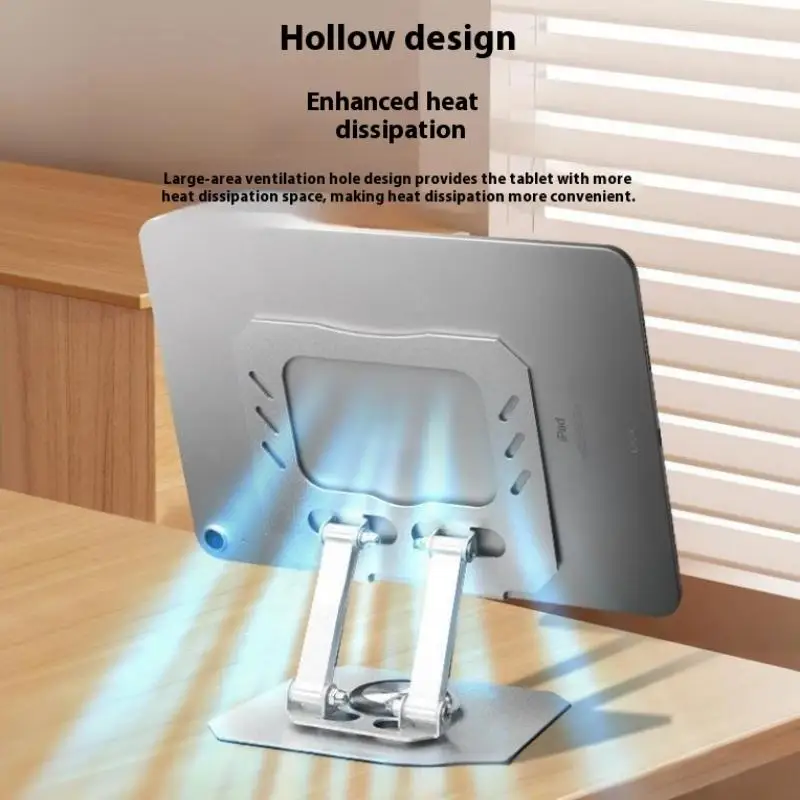 1pcs 360° Rotatable Tablet Stand Adjustable Foldable Desktop Stand Holder Laptop Stand Portable Notebook Support Base Holder