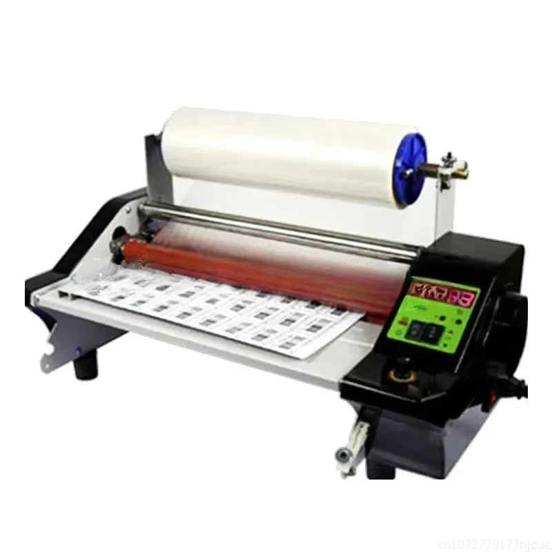Single Side Electric Laminator Machine for Hot Cold Film Photo Book Sticker Label Encapsulation Electric Photo Laminator