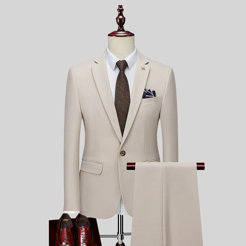 

LH117 Men's two-piece suit business suit small suit