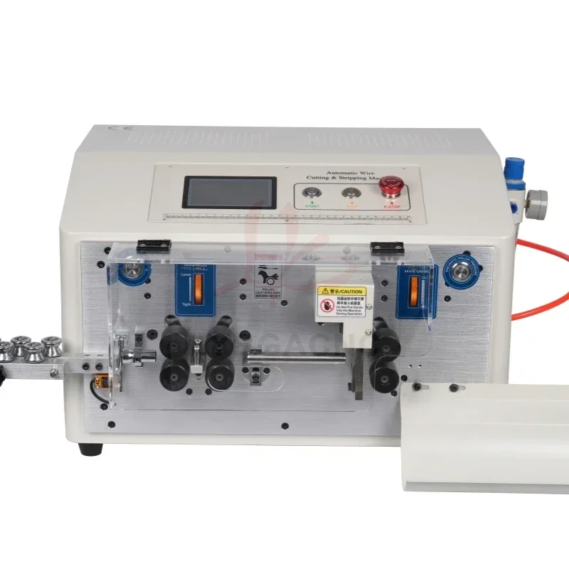 SWT-608-MAX1-6S Automatic 6/8 Wheels Drive Peeling Stripping Cutting Machine 0.2 To 25mm2 0.3 To 25mm2 550W 650W