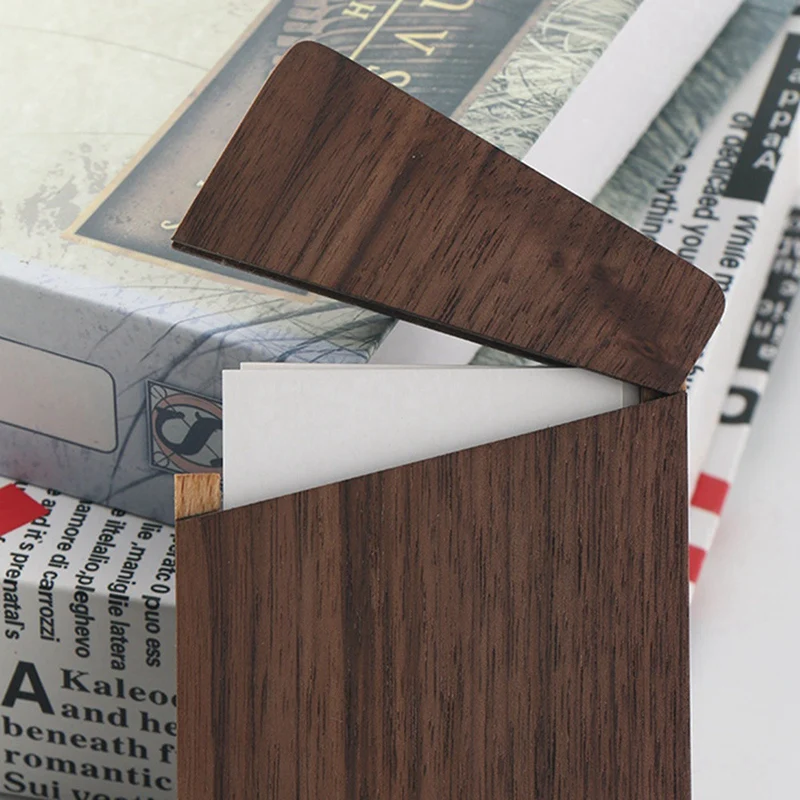 صندوق هدايا الأعمال المحمول ، حامل بطاقات الأعمال ، الخشب الصلب ، صندوق الهدايا ، 1.