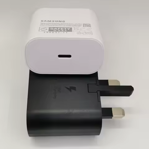 Samsung 25w Charger UK Super Fast Charge Adapter 1.8M 3A Type C For Galaxy S25 S24 S23 S22 S21 S20 Note 20 Ultra A56 A55 A36 A26