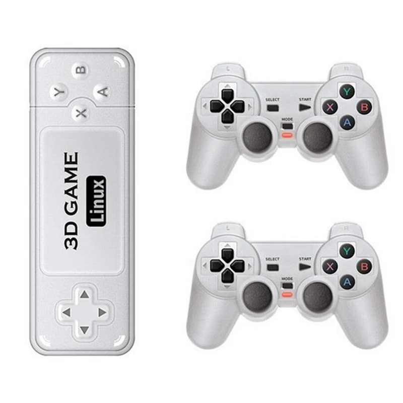 

Оригинальная игровая консоль, домашнее видео, 4K HD Игровая приставка 2,4G, беспроводной двойной игровой контроллер, видеоигра, медиаплеер