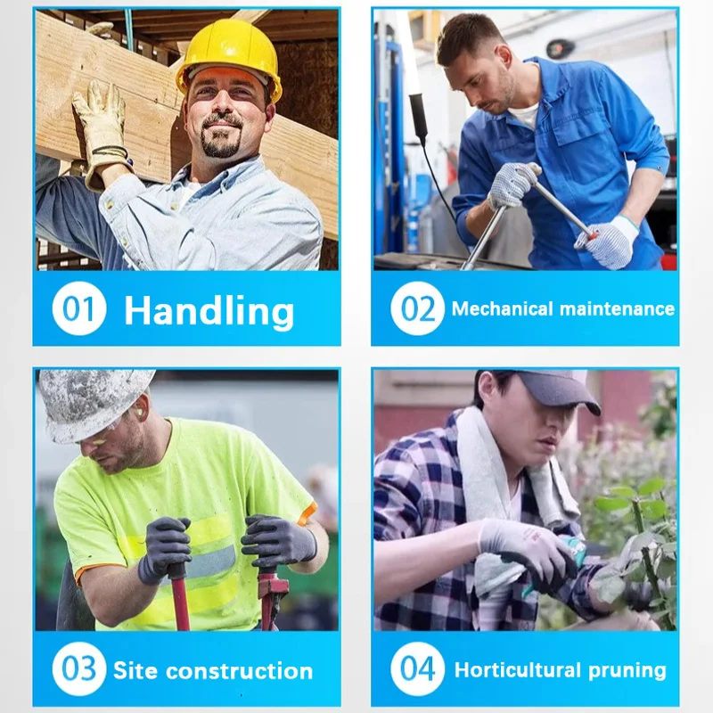 3M Protective Gloves Wear-resistant and non-slip Work Gloves Nitrile Coated Industrial Gloves Safety Protection image 3