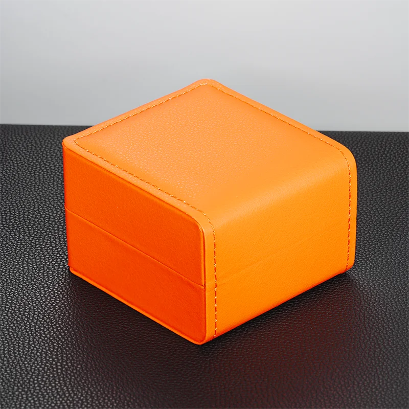 Коробка для хранения часов из искусственной кожи, витрина для одиночных часов, наручные часы, держатель для часов, дорожный органайзер для ювелирных изделий, часов для мужчин, подарок