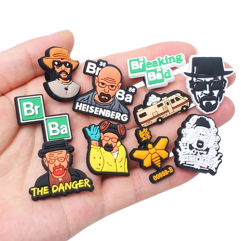 Alla moda e fresco originale 10-120 pezzi scarpe ciondoli accessori per scarpe in PVC per sandali fantastici decorazione fibbia bambini amici regali di Natale