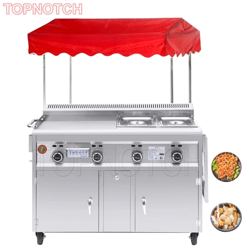Mobile Food Cart Trailer Stainless Steel Ice Cream Truck For Fast Snack Customized Hot Dog Catering Car