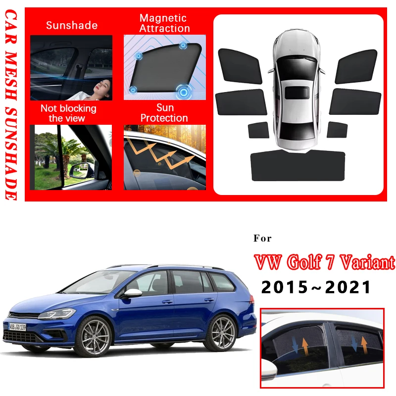 

Автомобильные солнцезащитные козырьки для Volkswagen Golf Mk7 Variant, аксессуары VW Golf7 2015 ~ 2021, солнцезащитный козырек, солнцезащитный крем, автомобильный оконный козырек
