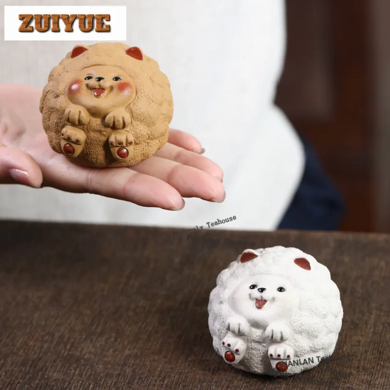 

Исин Фиолетовая глина Конопляр Собака Чай Домашнее животное Антикварный аквариум Ландшафтный дизайн Чайная фигурка Игры Игрушки Чайная статуя Украшения