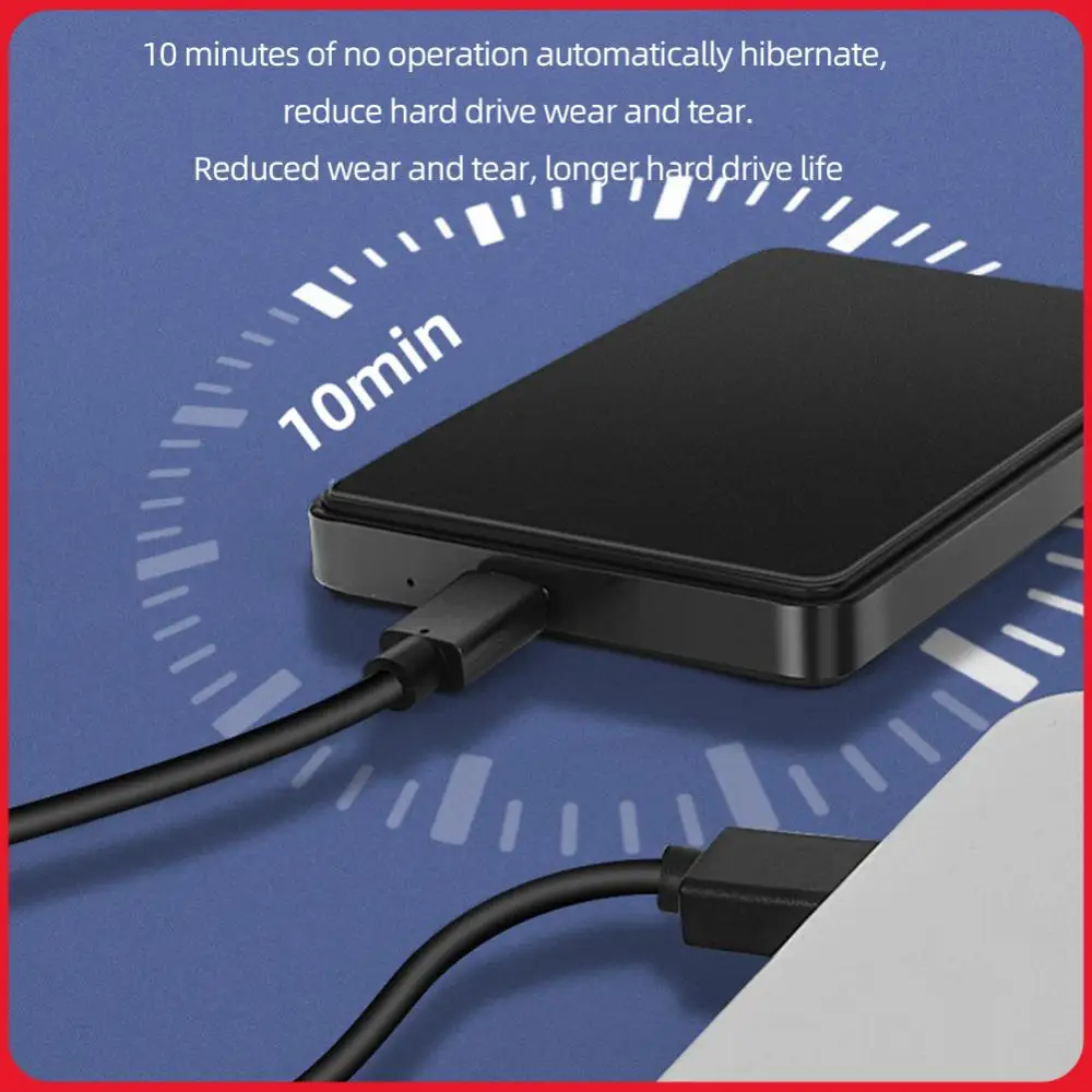 

Type-C USB3.1 SATA Portable Hardisk 6TB External Solid State Drive Case Plug and Play 2.5inch for Windows/ Os /Linux System