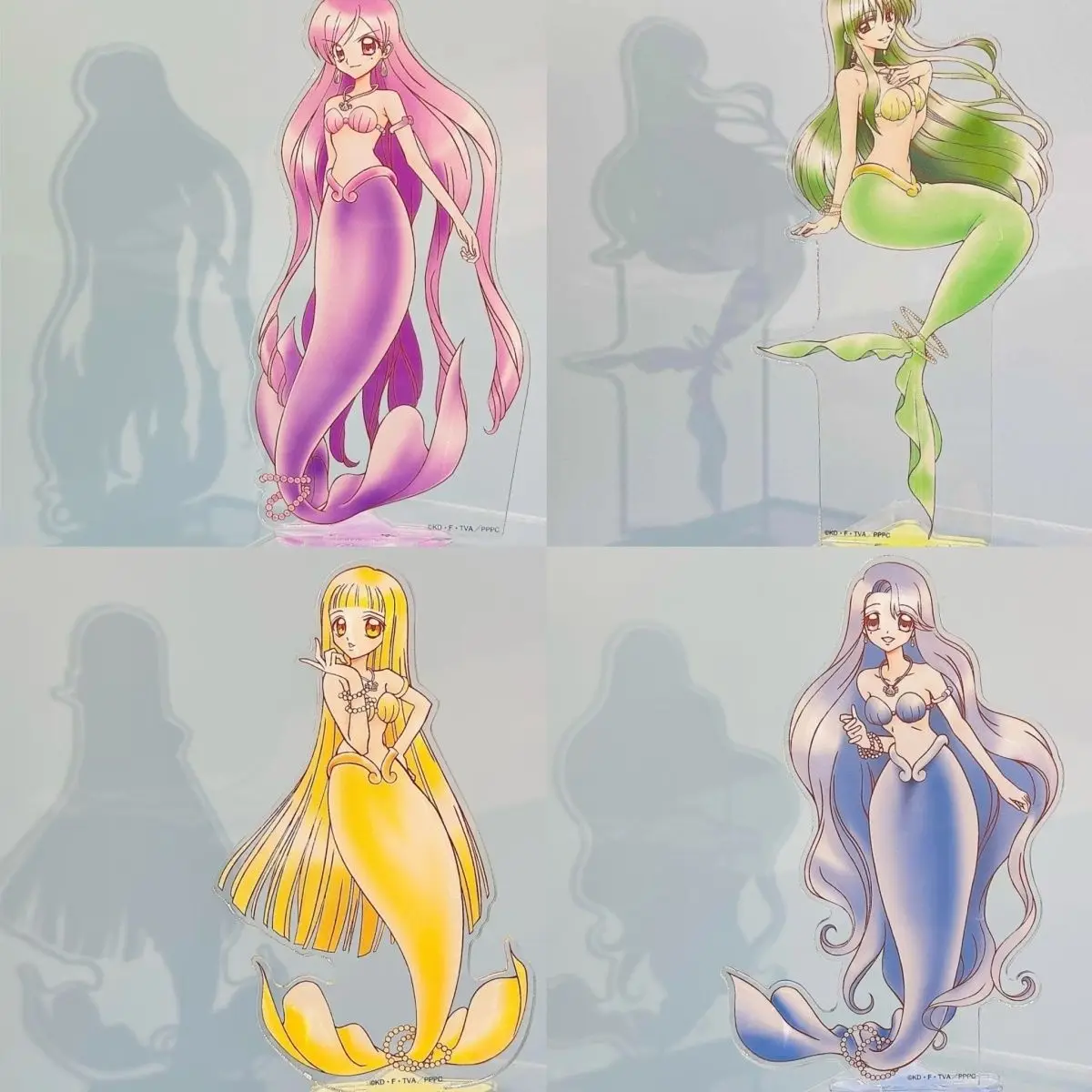 Figura acrílica con soporte de melodía de sirena Nanami Luchia Hanon Hosho, periférico de animé, modelado original de dibujos animados, adorno de escritorio, nuevo