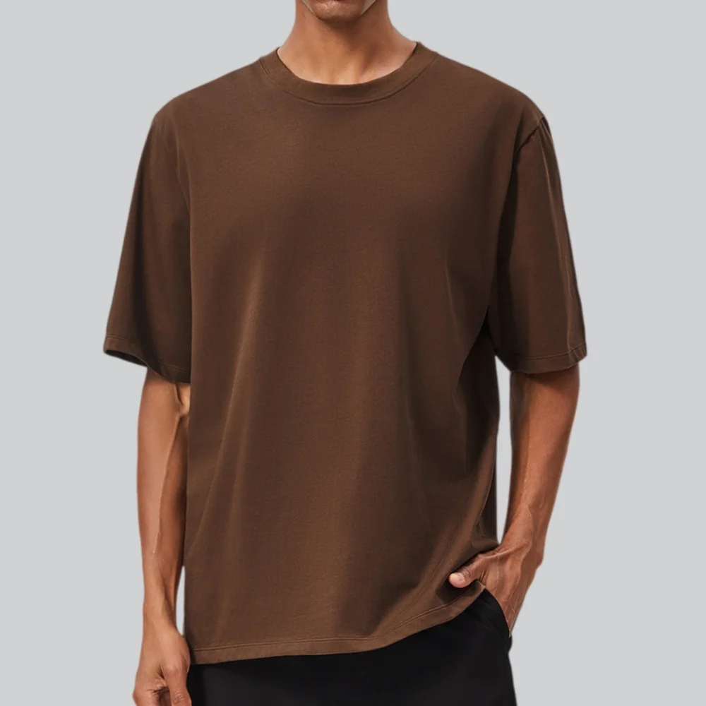 T-shirt de sport pour homme, couleur unie, pour la course à pied, la salle de sport, vêtements de sport décontractés, à séchage rapide, à manches courtes, respirant, sweat-shirt d'entraînement