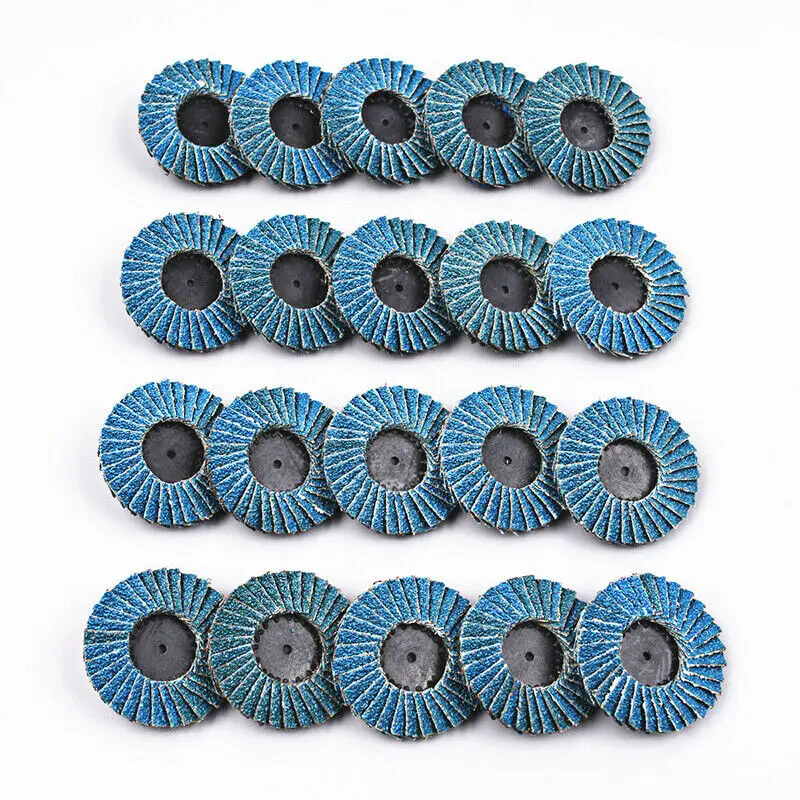 20pcs-set 1000pcs-carton 2-inch 40 grit roll lock zirconia flap sanding grinding disc abrasive tools for die grinder wheels