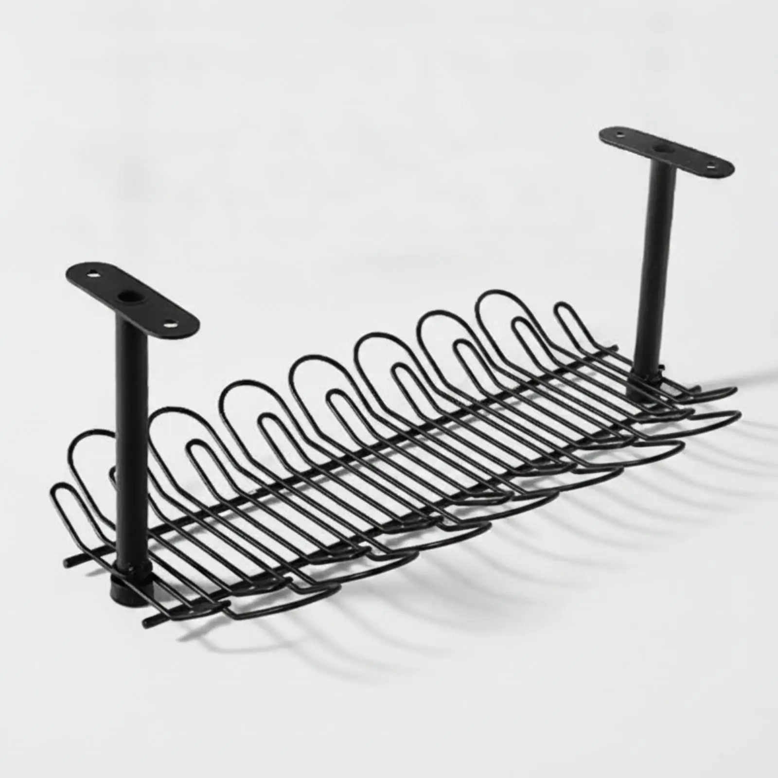 Under Desk Cable Management Wire Tray for Office Desk Gaming Station Power Cord Organizer
