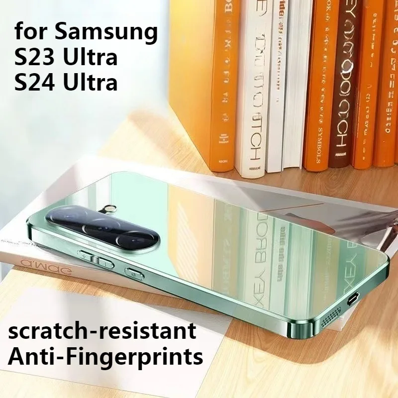 

Ultra-thin Tempered Glass with Lens Protector Scratch-resistant Anti-Fingerprints for Samsung S23 Ultra S24 Ultra Phone Case