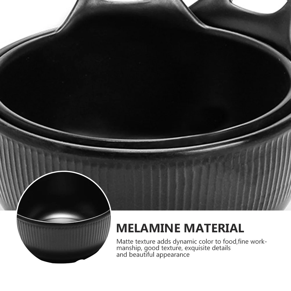 Cuenco de desayuno para el hogar, tazón de sopa de melamina, suministro de cocina, soporte para alimentos, vajilla para el hogar, vajilla práctica para restaurante
