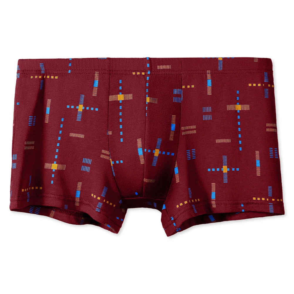 

Comfortable Boxer Shorts For Men Pouch Trunks Classic Underpants Red Black Men's Cotton Underwear Different Sizes Available