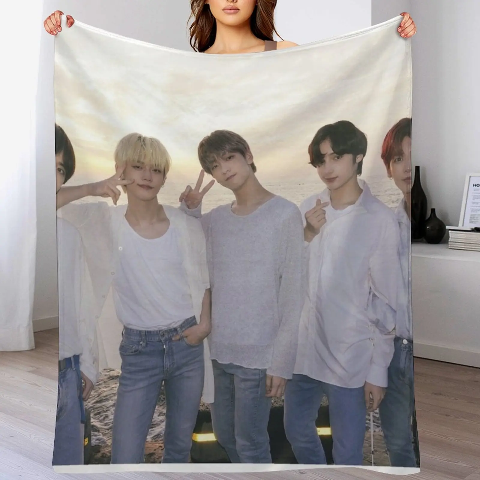 

TXT Throw Blanket blankets ands Decorative Throw for winter Blankets