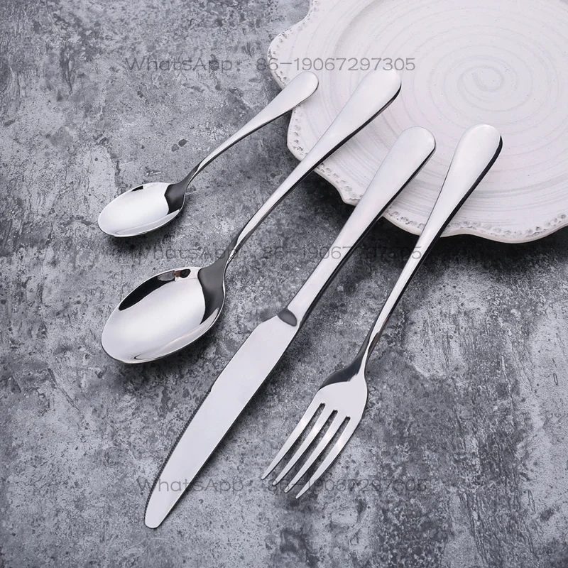 

Набор столовых приборов Mood Tableware Big Silver Egg Western из нержавеющей стали: ножи, вилки и ложки, 24 предмета, B08