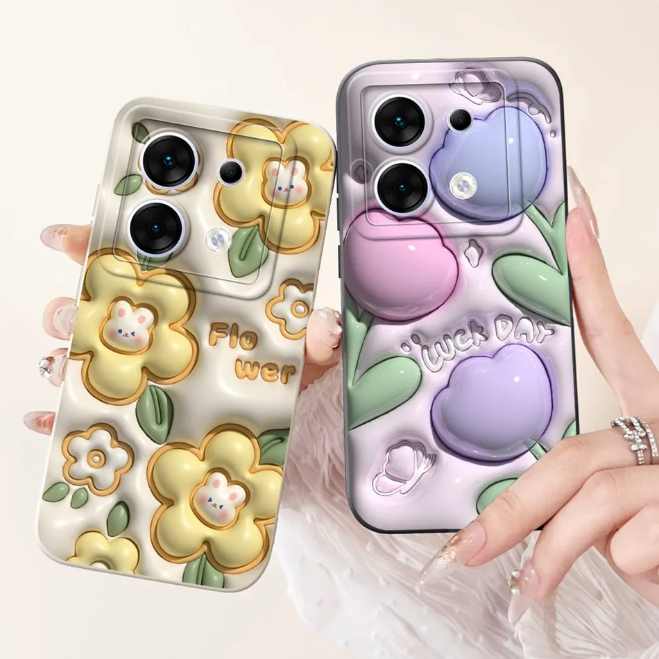 For Infinix Zero 30 Phone Case Infinix Zero30 5G X6731 Cute Panda Rabbit Cartoon Soft Silicone Camera Protective Shockproof Case