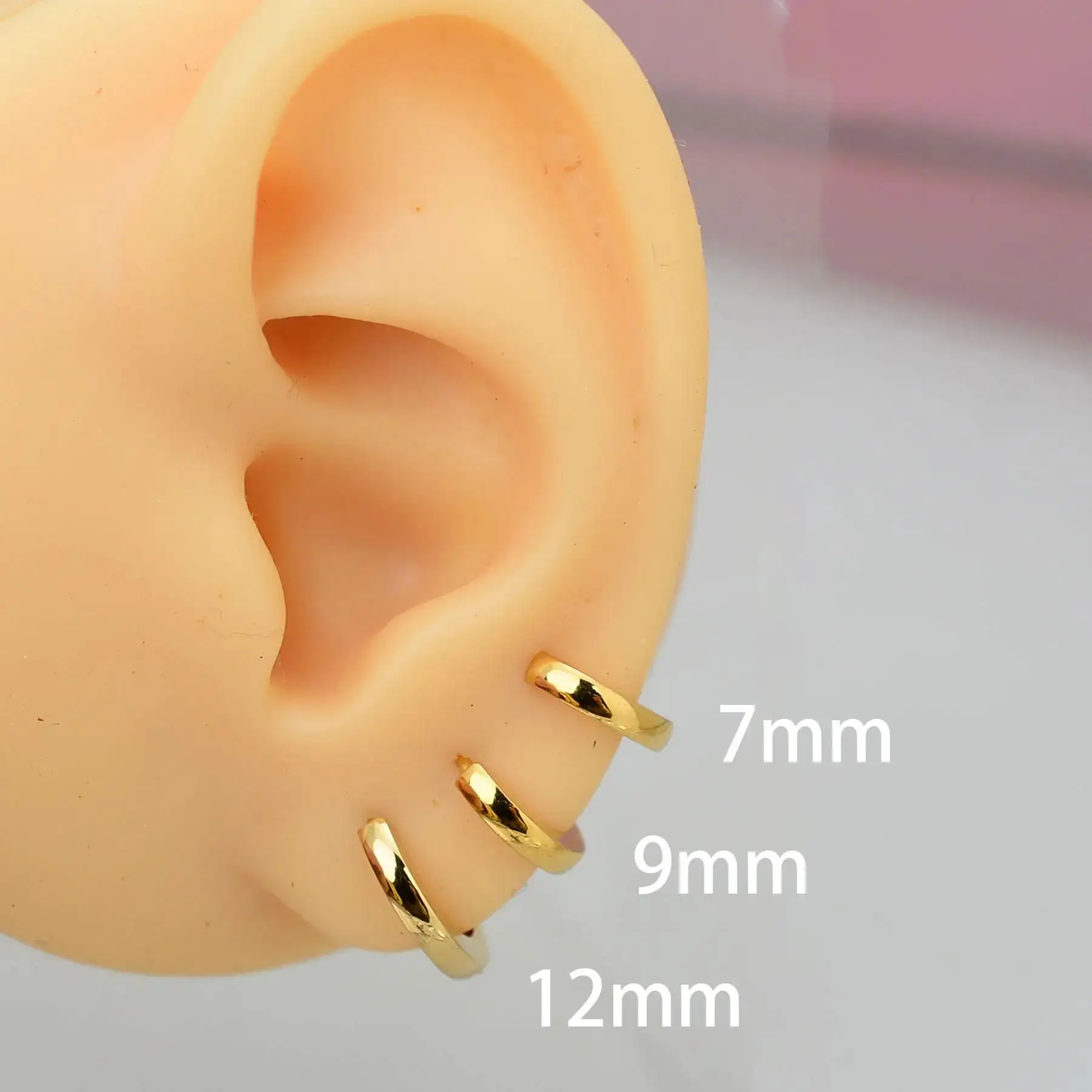 Hot Sale Fashion Stainless Steel Small Huggie Earrings for Woman Men Trend Classic Hoop Earring Party Wedding Pendant Jewelry