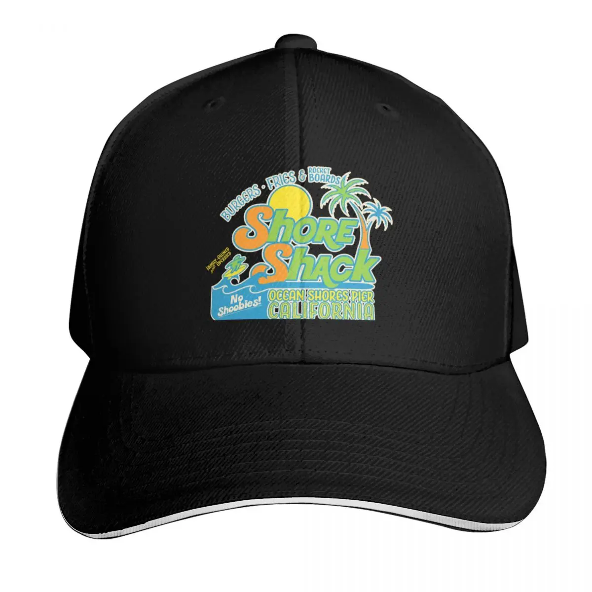 Shore Shack Baseball Cap Casual Daily Wear Quick Dry Performance Cotton Twill Breathable