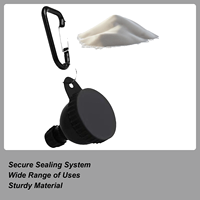 Portable Protein Powder Whey Bottle With Keychain Health Funnel Medicine Box Small Mini Cup Outdoor camping Container