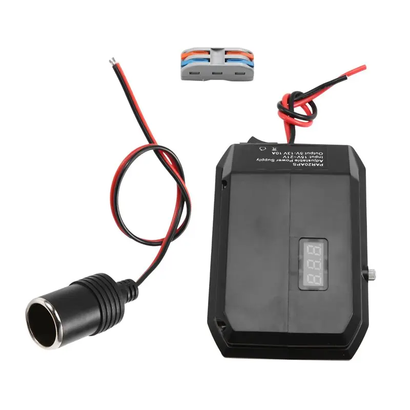 Power Wheels Battery Adapter DC 18V To 12V Step Down Converter For Parkside 18V Battery, Cigarette Lighter Buck Adapter-A20R