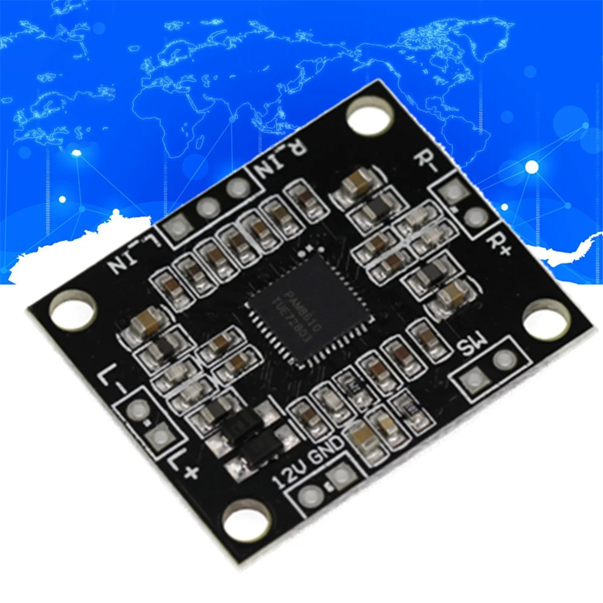 PAM8610 Digital Audio Amplifier Board 2x15W Voice Sound Amplifier Module Class D Dual Channel